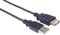 Obrázok pre výrobcu PremiumCord USB 2.0 kabel prodlužovací, A-A, 0,5m, černý