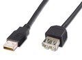 Obrázok pre výrobcu PremiumCord USB 2.0 kabel prodlužovací, A-A, 2m, černý