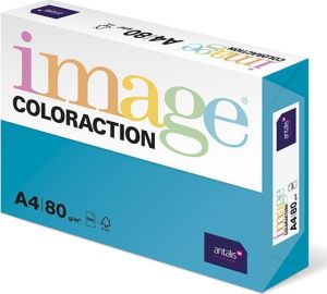 Obrázok pre výrobcu Kancelářský papír Image Coloraction A4/80g, Lisbon - sytá modrá (AB48), 500 listů