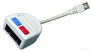 Obrázok pre výrobcu Rozdvojka počítač (10BaseT)/telefon 2 x RJ45