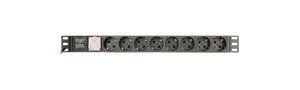 Obrázok pre výrobcu GEMBIRD Power distribution unit PDU 8 Schuko sockets 1U 16A C14 plug 3 m cable
