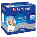 Obrázok pre výrobcu Verbatim BluRay BD-R [ jewel case 10 | 25GB | 6x | PRINTABLE SURFACE HARD COAT ]