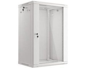 Obrázok pre výrobcu LANBERG 19" RACKOVÁ SKŘÍŇ PRO MONTÁŽ NA STĚNU 18U/600X450 (v rozloženém stavu) ŠEDÁ V2