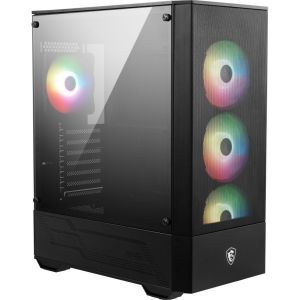 Obrázok pre výrobcu MSI skříň MAG FORGE 112R/ bez zdroje/ levé temperované sklo/ 4x 120 mm A-RGB fan/ 2x USB3.0/ černá