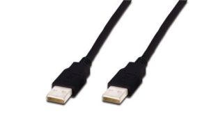 Obrázok pre výrobcu Digitus AK-300100-018-S kabel USB A/samec na A/samec, 2x stíněný, 1,8m