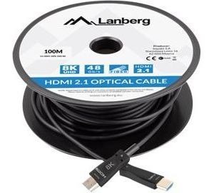 Obrázok pre výrobcu LANBERG HDMI v2.1 8K M/M cable 100m optical AOC