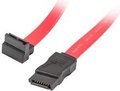 Obrázok pre výrobcu LANBERG SATA III datový kabel (6GB/S) F / F 50cm, úhlový, červený
