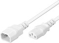 Obrázok pre výrobcu PremiumCord Prodlužovací kabel síť 230V, C13-C14, bílý 1m