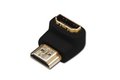 Obrázok pre výrobcu Digitus adaptér, HDMI(M) na HDMI(F), kolmý, v1.4(w/ethernet)