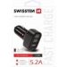Obrázok pre výrobcu Adaptér do auta SWISSTEN 26W, 3 porty, USB-A