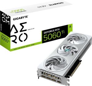 Obrázok pre výrobcu GIGABYTE VGA NVIDIA GeForce RTX 5060 Ti AERO OC 8G, 8G GDDR7, 3xDP, 1xHDMI