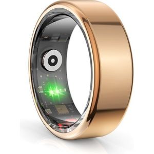 Obrázok pre výrobcu Smart RING zlatá, meranie stresu, srdc. tepu, monitoring spánku, 9, Powerton