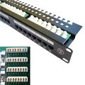 Obrázok pre výrobcu Patch panel 24x RJ-45,Cat5e UTP, 19" s vyvázáním