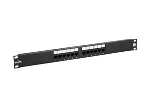 Obrázok pre výrobcu 19" Patch panel Solarix 12 x RJ45 CAT5E UTP černý