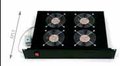 Obrázok pre výrobcu TRITON 19" ventilačná jednotka, 4 ventilátory, s termostatom, 2U
