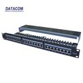 Obrázok pre výrobcu Patch panel 24p.CAT6 1U 3x8 LSA, STP 19" černý s vyvázáním