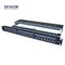 Obrázok pre výrobcu Patch panel 24p.CAT6 1U 3x8 LSA, STP 19" černý s vyvázáním