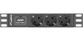 Obrázok pre výrobcu LANBERG PDU-03F-0200-IEC-BK Lanberg PDU 10 1U 10A, 3x 230v Schucko 2m Black