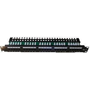 Obrázok pre výrobcu Patch panel ISDN 25p.1U Integrovaný  BLACK, 19"