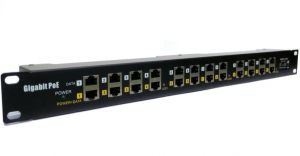 Obrázok pre výrobcu POE Gigabitový Patch panel Cat5 19" 12port 1U