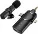 Obrázok pre výrobcu Bezdrôtový mikrofón Viking s klipom M360, USB-C / Lightning / 3,5 mm jack