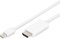 Obrázok pre výrobcu ASM AK-340304-020-W Cable Displayport 1.2 4K 60Hz UHD Type miniDP/HDMI A M/M white 2m
