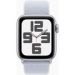 Obrázok pre výrobcu Apple Watch SE GPS + Cellular 44mm Silver Aluminium Case with Blue Cloud Sport Loop