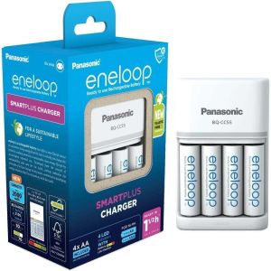 Obrázok pre výrobcu PANASONIC eneloop K-KJ55MCC40E Smart Quick Charger 4x AA/AAA (včetně 4xAA 1900mAh) doba nabíjení +/- 1,5-3h