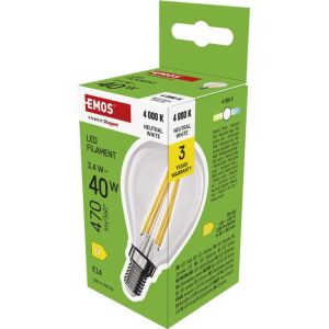 Obrázok pre výrobcu EMOS LED FLM MINI GL 3,4W(40W) 470lm E14 NW