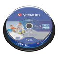 Obrázok pre výrobcu Verbatim Blu-ray BD-R DataLife [ Spindle 10 | 25GB | 6x | Wide PRINTABLE NO ID ]