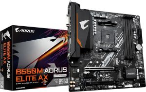 Obrázok pre výrobcu GIGABYTE B550M AORUS ELITE AX /AM4/mATX