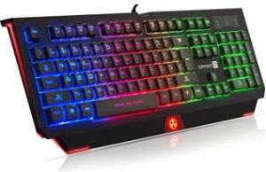 Obrázok pre výrobcu CONNECT IT BATTLE RNBW klávesnice pro hráče, vícebarevné podsvícení, USB
