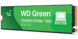 Obrázok pre výrobcu WD GREEN SSD 1TB SN3000, PCIe Gen4x4, M.2 2280, (R:5000/W:4200 MB/s)