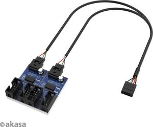 Obrázok pre výrobcu AKASA - USB 2.0 interní HUB 1-4