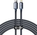 Obrázok pre výrobcu Baseus datový kabel Crystal Shine USB-C/Lightning 2m 20W černý