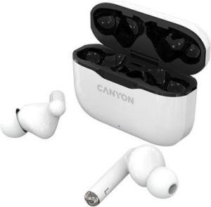 Obrázok pre výrobcu Canyon TWS-3, True Wireless slúchadlá v klasickom dizajne, biele