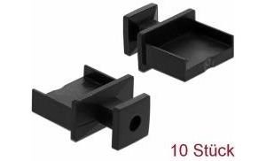 Obrázok pre výrobcu Delock Protiprachový kryt na USB Typ-A (F) with grip, 10 kusov čierna