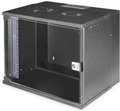 Obrázok pre výrobcu DIGITUS DN-49205 Nástěnná skříň 9U, SOHO PRO, nesmontovaná, 19", 460 x 540 x 400 mm, černá (RAL 9005)