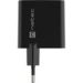 Obrázok pre výrobcu Univerzální USB nabíječka Natec RIBERA GaN 45W, 1X USB-A, 1X USB-C, černá