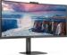 Obrázok pre výrobcu AOC CU34V5CW/BK 34"W VA LED 3440x1440 20 000 000:1 4ms 300cd DP HDMI USB-C(65W) repro