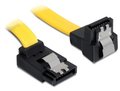 Obrázok pre výrobcu Delock kabel HDD SATA 20 cm pravoúhlý nahoru/dolů, žlutý