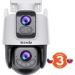 Obrázok pre výrobcu Tenda RH9-WCA - Venkovní otočná Dual Lens IP65 Wi-Fi 6 MPx kamera, noční LED, audio, detekce, CZ app
