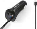 Obrázok pre výrobcu Aligator nab. do auta 2xUSB výstupem 2,4A, černá