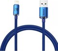 Obrázok pre výrobcu Baseus CAJY000003 Crystal Shine Series Datový Kabel USB - Lightning 20W 1,2m Blue