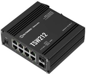 Obrázok pre výrobcu Teltonika L2/L3 Managed Switch 8 10/100/1000, 2x SFP - TSW212