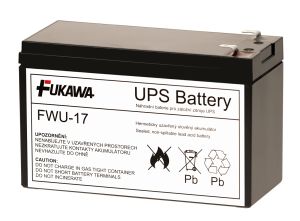Obrázok pre výrobcu FUKAWA baterie FWU17 do UPS APC/ za RBC17/ 12V/ 9Ah