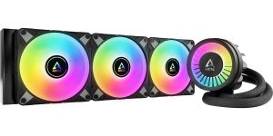 Obrázok pre výrobcu ARCTIC Liquid Freezer III - 360 A-RGB (Black) : All-in-One CPU Water Cooler with 360mm radiator and
