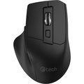 Obrázok pre výrobcu Myš C-TECH Ergo WLM-05, bezdrôtová, 1600DPI, 6 tlačidiel, USB nano receiver, čierna