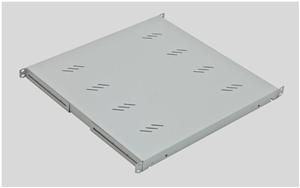 Obrázok pre výrobcu 19" police A4 perforovaná 1U/950mm,max.80kg černá