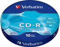 Obrázok pre výrobcu VERBATIM CD-R Verbatim DL 700MB 52x Extra protection 10-spindl RETAIL